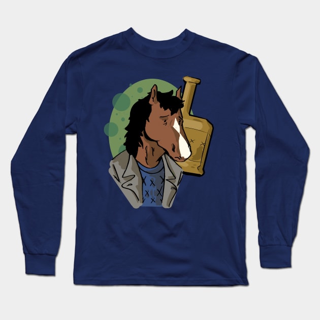 bojack horseman Long Sleeve T-Shirt by inkpocket